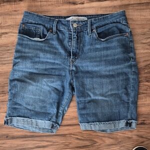 💙Levi Strauss Signature - Blue Demin Shorts Mid Rise Bermuda